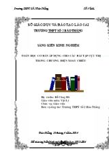 Sáng kiến kinh nghiệm Toán học cơ bản áp dụng cho các bài tập cực trị trong chương điện xoay chiều - Năm học 2013-2014 - Đỗ Công Đô